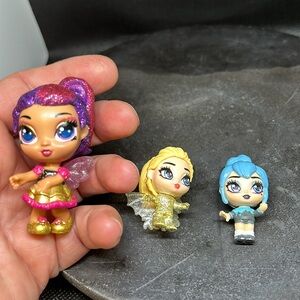 Hatchimals pixies figurines doll lot of 3